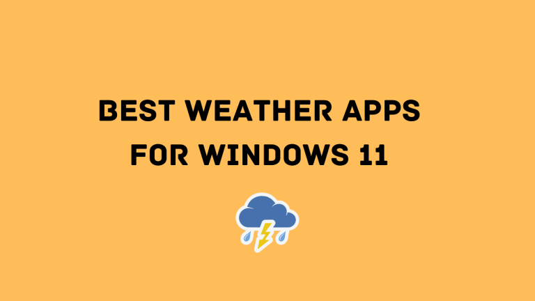 best weather apps for windows 11