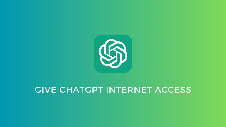 give chatgpt internet access